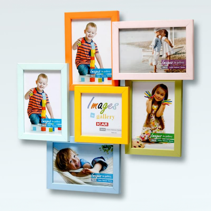 Holzrahmen Galerie MULTI COLOR 61 Farben mischen